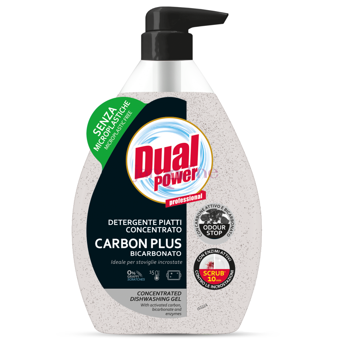 DUAL POWER Profesional na riad - CARBON PLUS BICARBONATO 600 ml